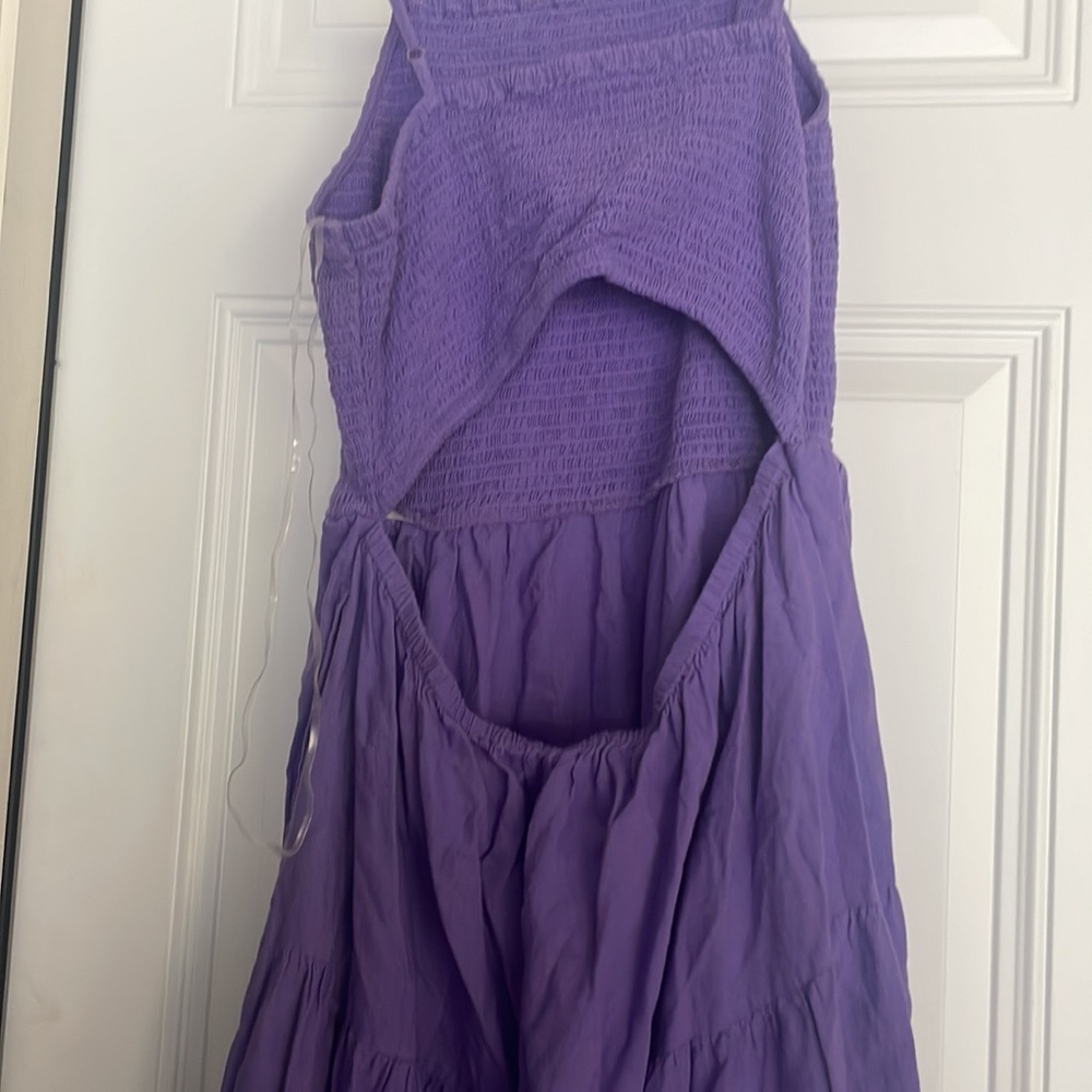 Universal Thread Purple Backless Spaghetti Strap Maxi Dress - Picture 4 of 6
